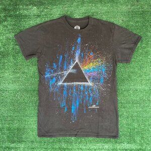 Vintage Y2K Pink Floyd Shirt Dark Side Logo Rock Band Tee